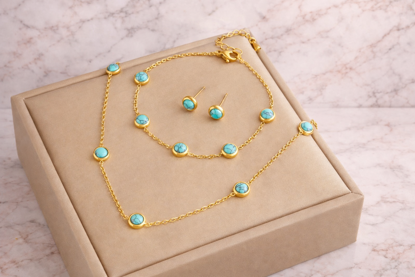 Turquoise Luxe Jewelry Set