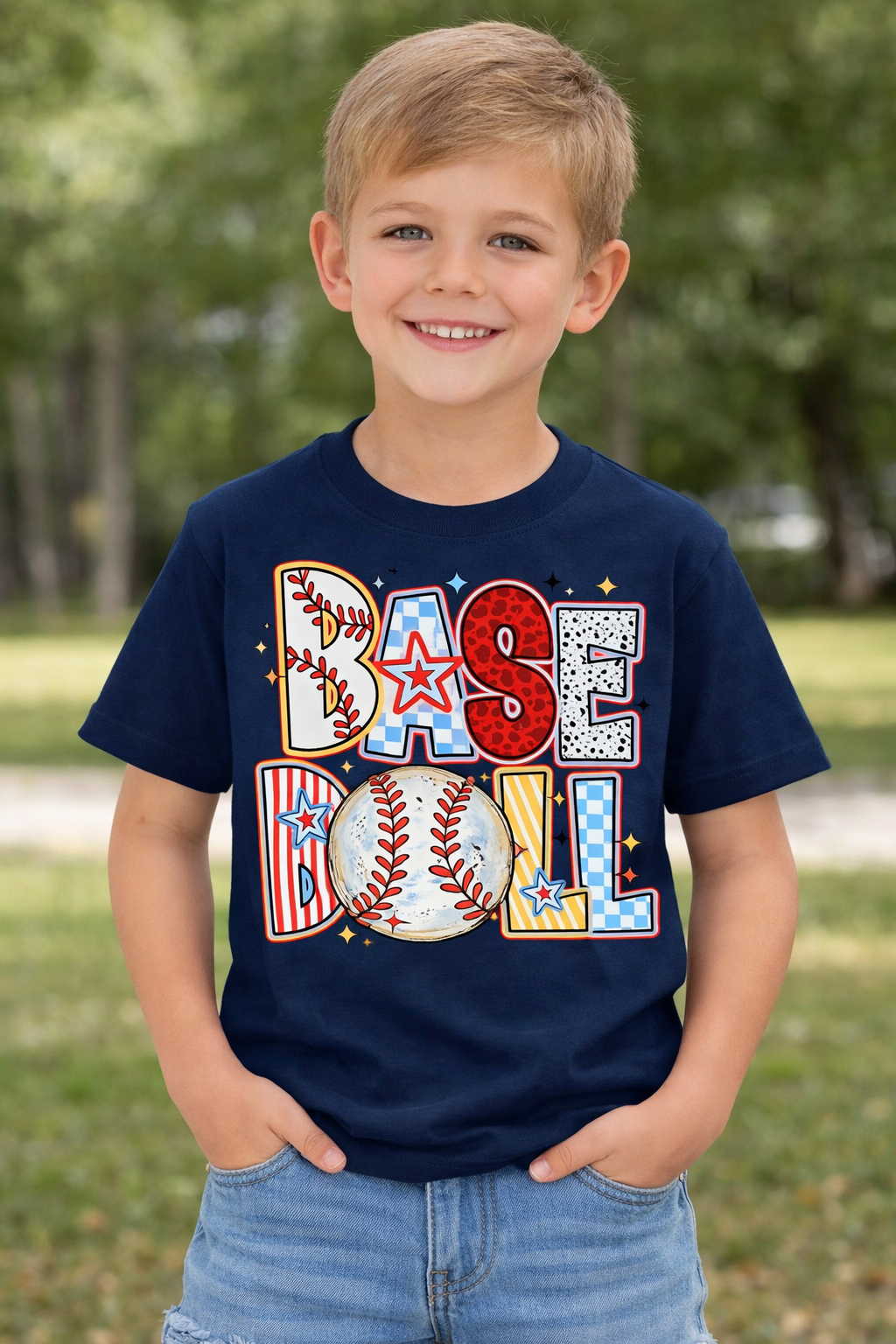 All-American Baseball Tee