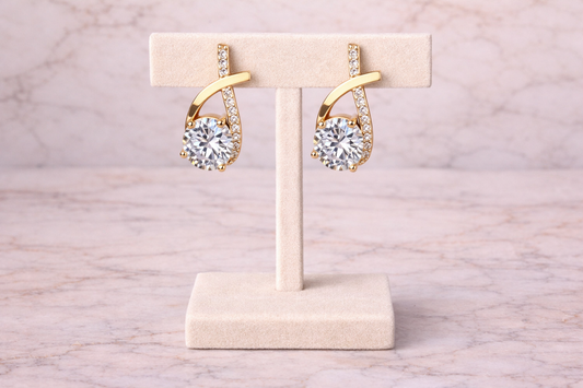 Golden Glow Teardrop Earrings ✨